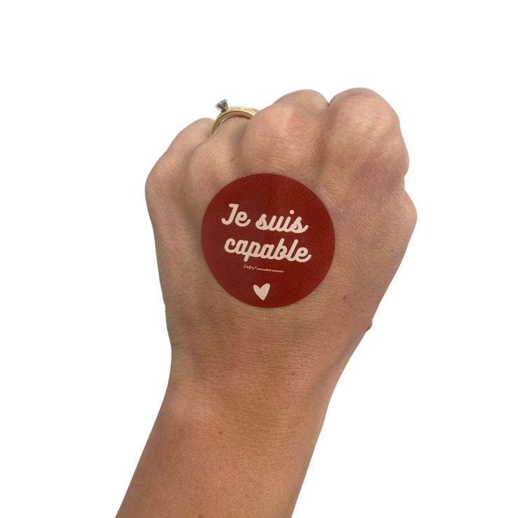 Sitckers "Je suis capable"