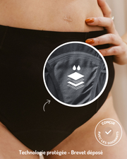 Culotte menstruelle de maintien post-césarienne & épisiotomie - Alexandra 🩸🩸