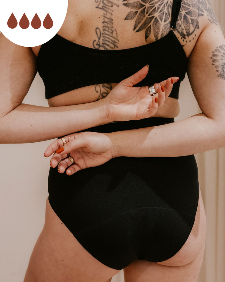 Culotte menstruelle galbante post-césarienne & épisiotomie - Amandine 🩸🩸🩸